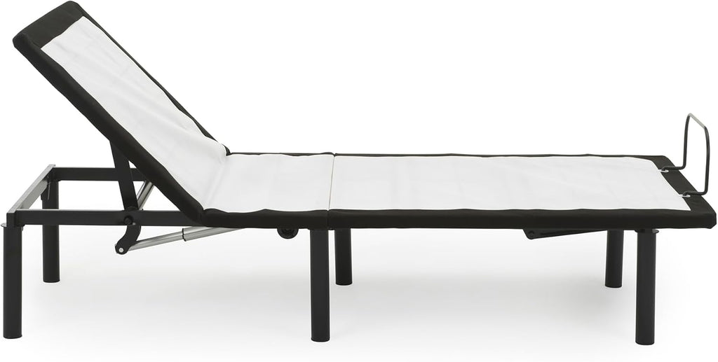 Adjustable head-only base by BoxDrop Suwanee, showing a modern bed frame with adjustable head support for comfort.