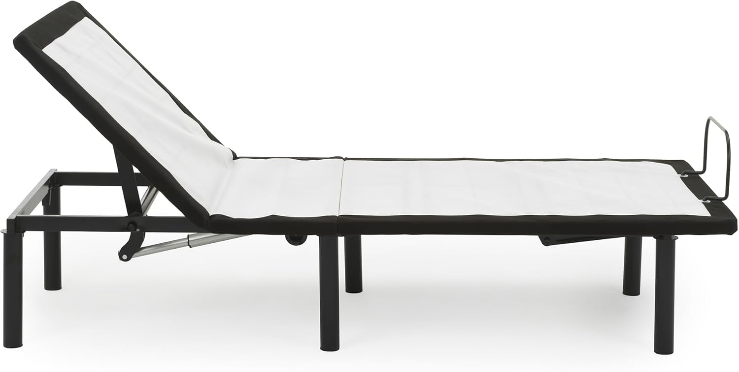 Adjustable head-only base by BoxDrop Suwanee, showing a modern bed frame with adjustable head support for comfort.