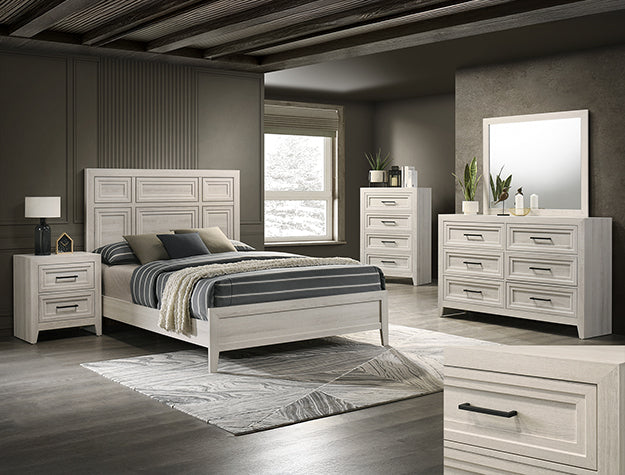 Crownmark Lorraine bedroom group featuring a stylish bed, matching nightstands, and bedroom furniture for a coordinated look.