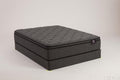 Graybrook PL ET sapphire sleep mattress showing plush gray fabric surface and edge support for comfortable sleep.